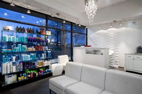 paradigm salon reception retail interior design  michele pelafas