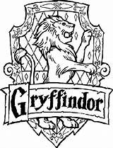 Hogwarts Gryffindor Wappen Gryffondor Crests Ausmalen Badge Hogwart Escudos Griffindor Hufflepuff Slytherin Blason 17qq Maisons Kleurplaten Retromatti Ravenclaw Poudlard Tekenen sketch template