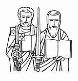 Pietro Santi Apostles Deirdre Pinter Coloriages Assisi Apostoli Liturgical Tuition Vies Apostle Feast Animazione Swadlincote Salesianas Azcoloring Francesco Leggenda sketch template