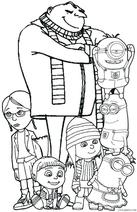 despicable  minions coloring pages despicable  coloring pertaining