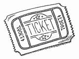 Ticket Admission sketch template