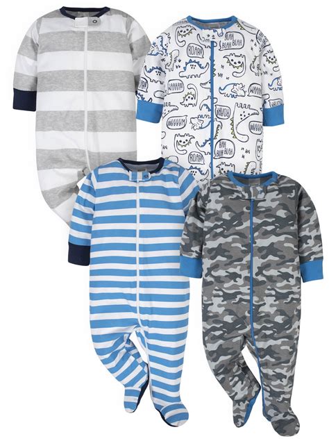 onesies brand onesies brand newborn baby boys sleep  play footed pajamas  pack nb