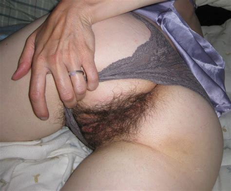 retro hairy pussy from behind