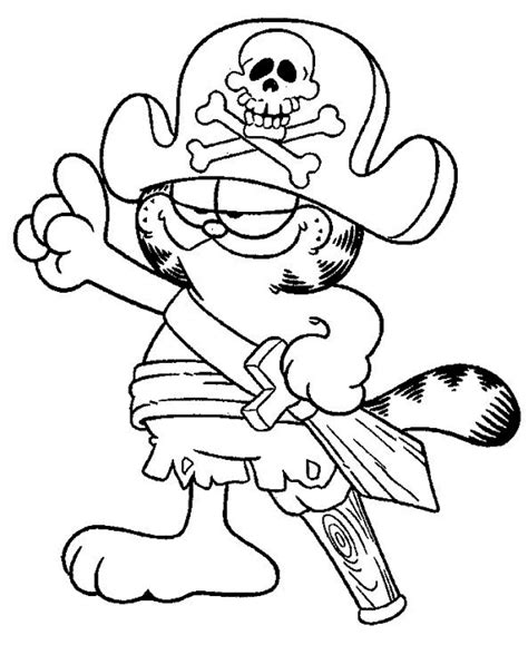 garfield coloring pages coloringpagescom