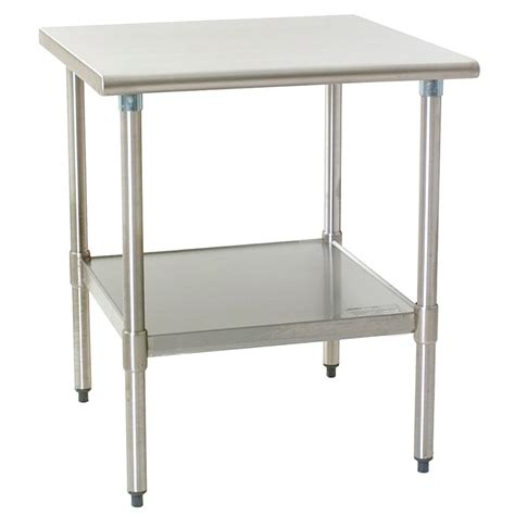 eagle group tb    stainless steel work table  galvanized undershelf