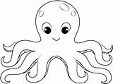 Octopus Printable Template Crafts Outline Coloring Drawing Templates Paper Animals Pages Supercoloring Skip Main Categories sketch template