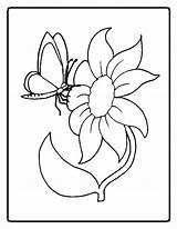 Coloring Pages Flowers Butterflies Flower Butterfly Printable Hibiscus Cartoon Cliparts Drawing Clipartbest Clipart Color Getdrawings Getcolorings Favorites Add sketch template