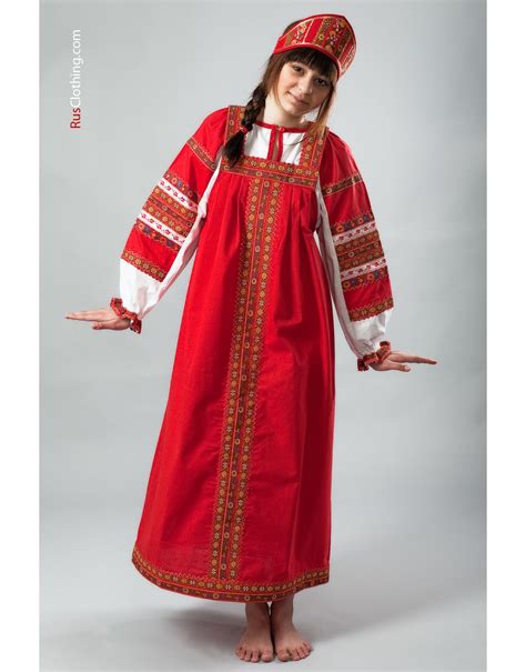 Russian Costume Russian Traditional Clothing Pinterest
