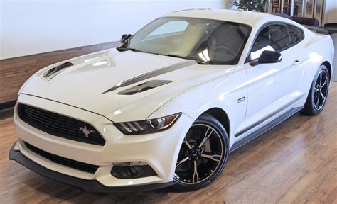 white platinum  ford mustang gt california special fastback