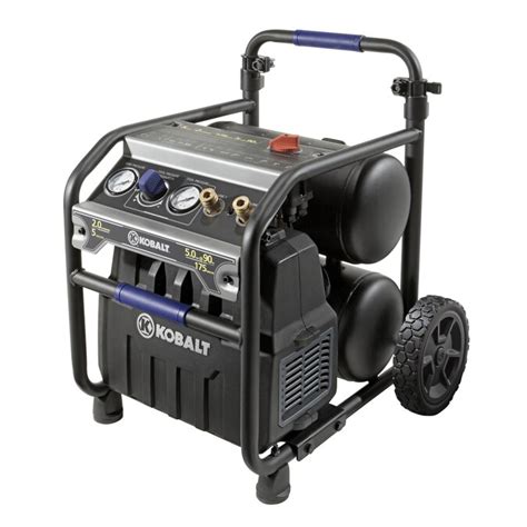 kobalt  gallon portable  psi electric twin stack air compressor   air compressors