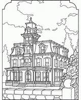 Coloring Pages House Victorian Houses Color Colouring Adult Printable Print Clipart Popular Gratis Azcoloring Sheets Coloringhome Library Printables Afkomstig Van sketch template