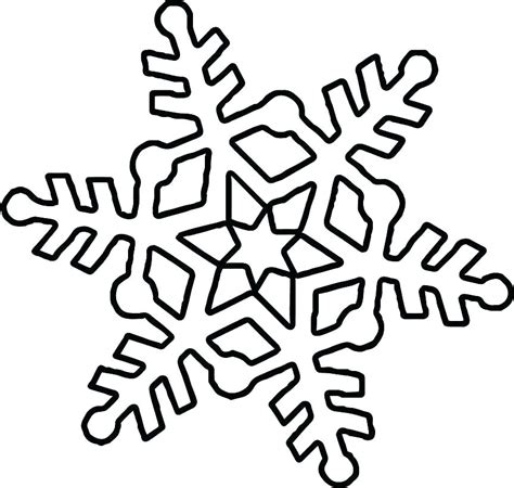 printable snowflake coloring pages  kids