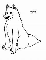 Coyote Pages Coloring Color Printable Coyotes Cartoon Clipart Kids Template Animals Print Library Sheets sketch template