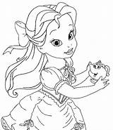 Coloring Pages Rapunzel Baby Princess Getdrawings sketch template