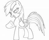 Coloring Pony Little Pages Rainbow Dash Halloween Comments Popular Library Clipart Coloringhome sketch template