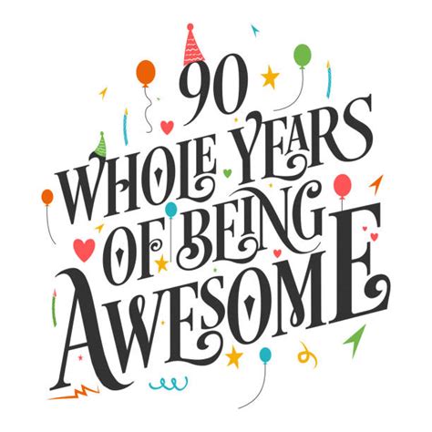 90th Birthday Illustrations Royalty Free Vector Graphics And Clip Art