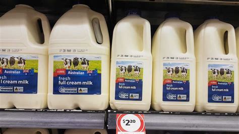 supermarket ups the cost of milk to help farmers the courier mail