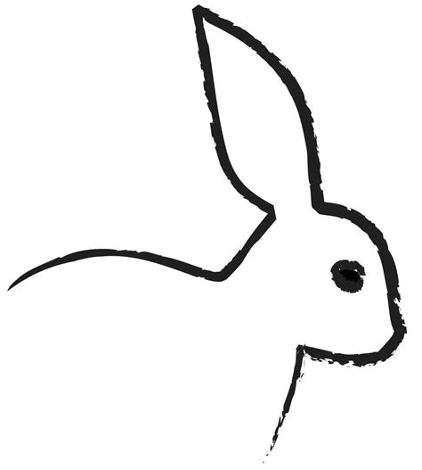 outline   bunny   outline   bunny png images