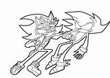 Pages Sonic Coloring Scourge Super Shadow Dark Hedgehog Vs Color Template Printable Sketch Lineart Getcolorings sketch template
