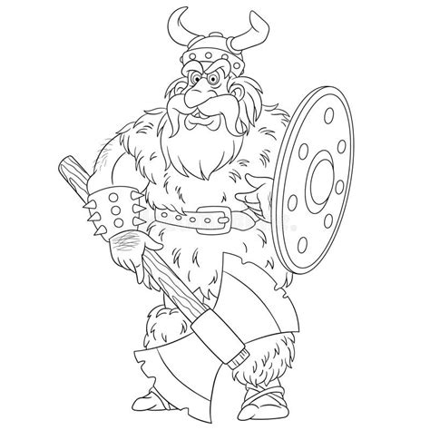 viking warrior coloring pages