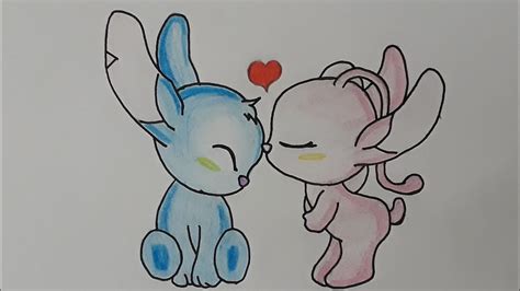 drawing stitch and angel youtube