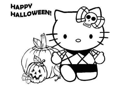 kitty halloween coloring pages printable halloween coloring