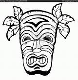 Tiki Luau Printables Flower Totem Clipartmag Designlooter Getcolorings Imagixs sketch template
