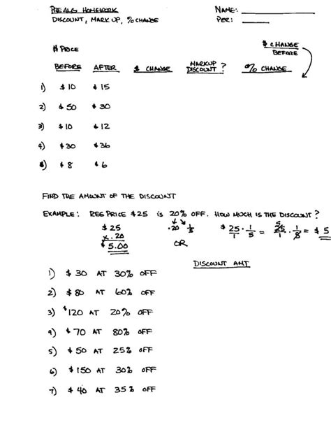 images  finding percent worksheets  grade db excelcom