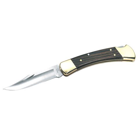 buck knives folding hunter knife  finger grooves  fixed blade knives