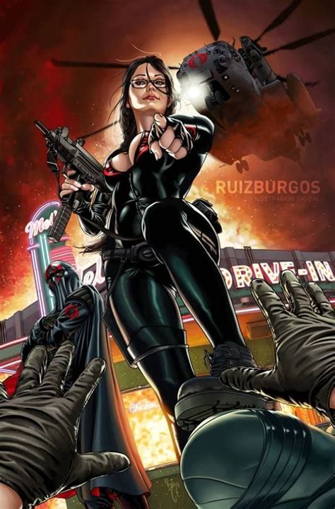 Cobra Commander And Baroness Comics Girls Baroness Gi
