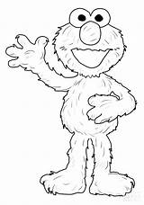 Elmo Coloring Pages Christmas Printable Getcolorings sketch template