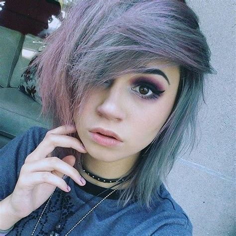 pin by cas on polyvore short scene hair short emo hair