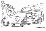 Carreras Macchine Coche Ferrari sketch template