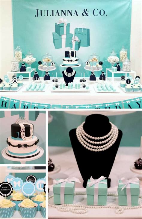 tiffany themed party collection tiffany and co party decorations