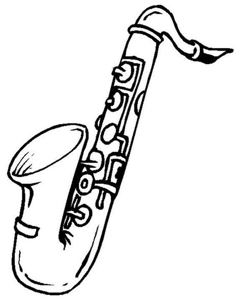 musical instruments  objects  printable coloring pages