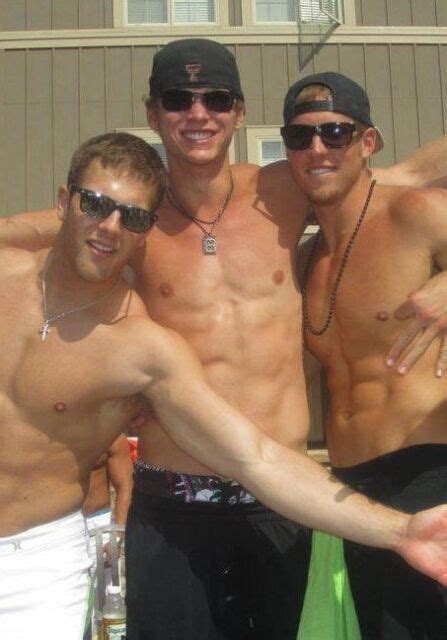 shirtless male frat guys college party hunks cute nice abs photo 4x6