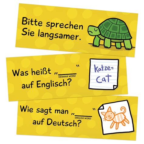classroom phrases german signs set of 12 german