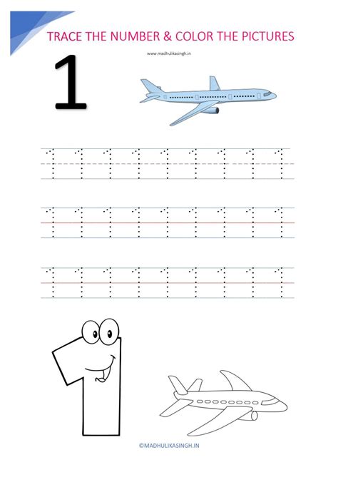 tracing numbers    printable worksheets learning numbers