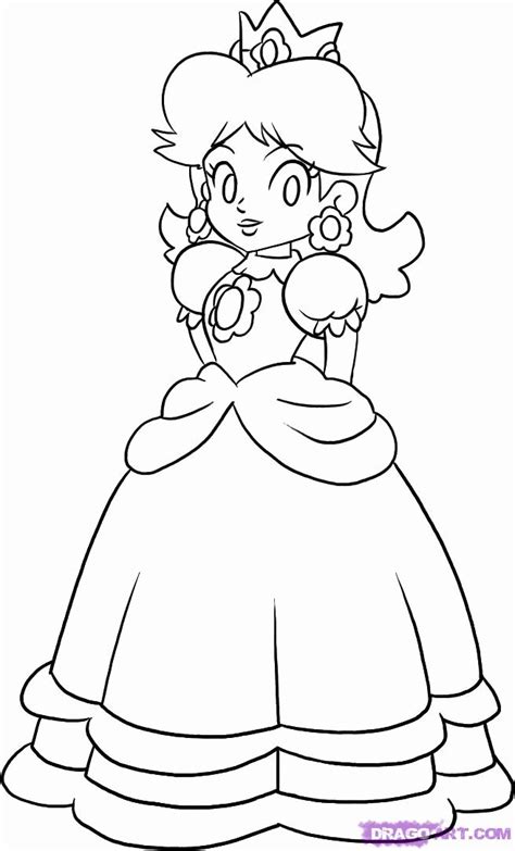 mario  peach coloring pages coloring home