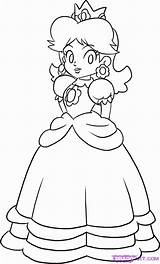 Coloring Pages Rosalina Daisy Peach Mario Library Clipart sketch template