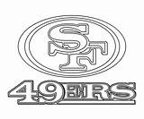 49ers Sf Niners Seahawks Forty Colorear Oakland Raiders Steelers Monocromo Cutewallpaper Freebie Logodix Vectorified sketch template