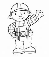 Bob Builder Coloring Pages Popular sketch template