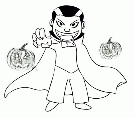 top  halloween day coloring pages drawings  vampire  quikr