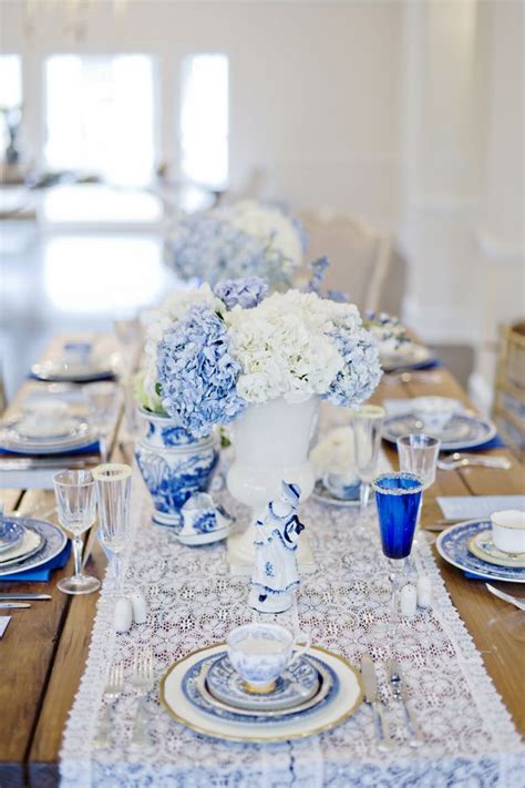 A Blue And White Tea Party Wedding In 2020 Tea Party Wedding
