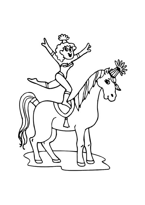 coloriage cirque circus kids coloring pages