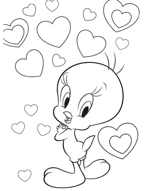 cute tweety bird coloring pages httpprocoloringcomtweety bird