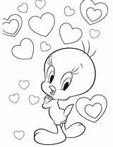 Tweety Bird Mewarnai Fcp Silvester Procoloring sketch template