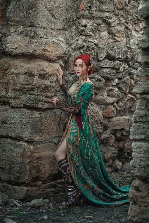 the witcher 3 wild hunt triss cosplay by erika shion