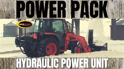 quick attach power pack hydraulic power unit youtube