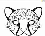 Cheetah Giraffe Máscara Mascaras Kratts Serengeti Webstockreview Tidyform Tidyforms sketch template